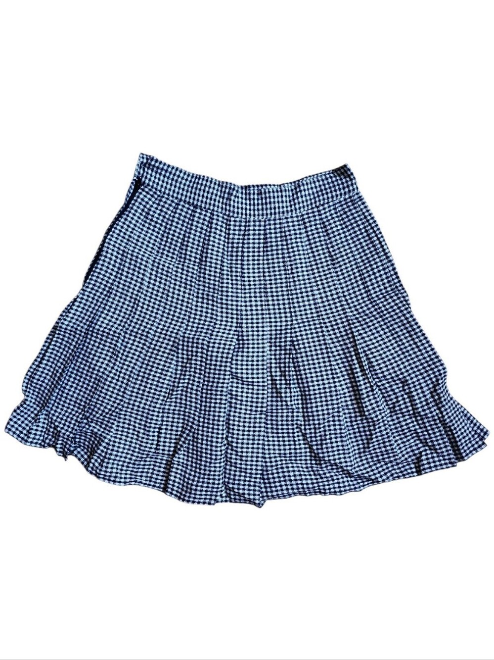 Beechers Brook Pleated Black White Checks